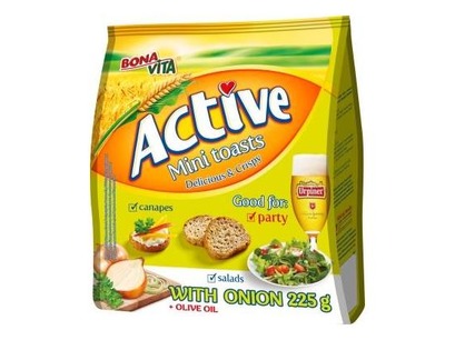 ACTIVE MINI TOASTY CIBUĽOVÉ 225G